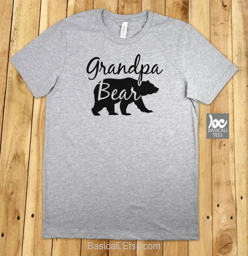 Opa Bär Shirt, Herren Baumwolle T-Shirt, Geschenk Für von BasiCali