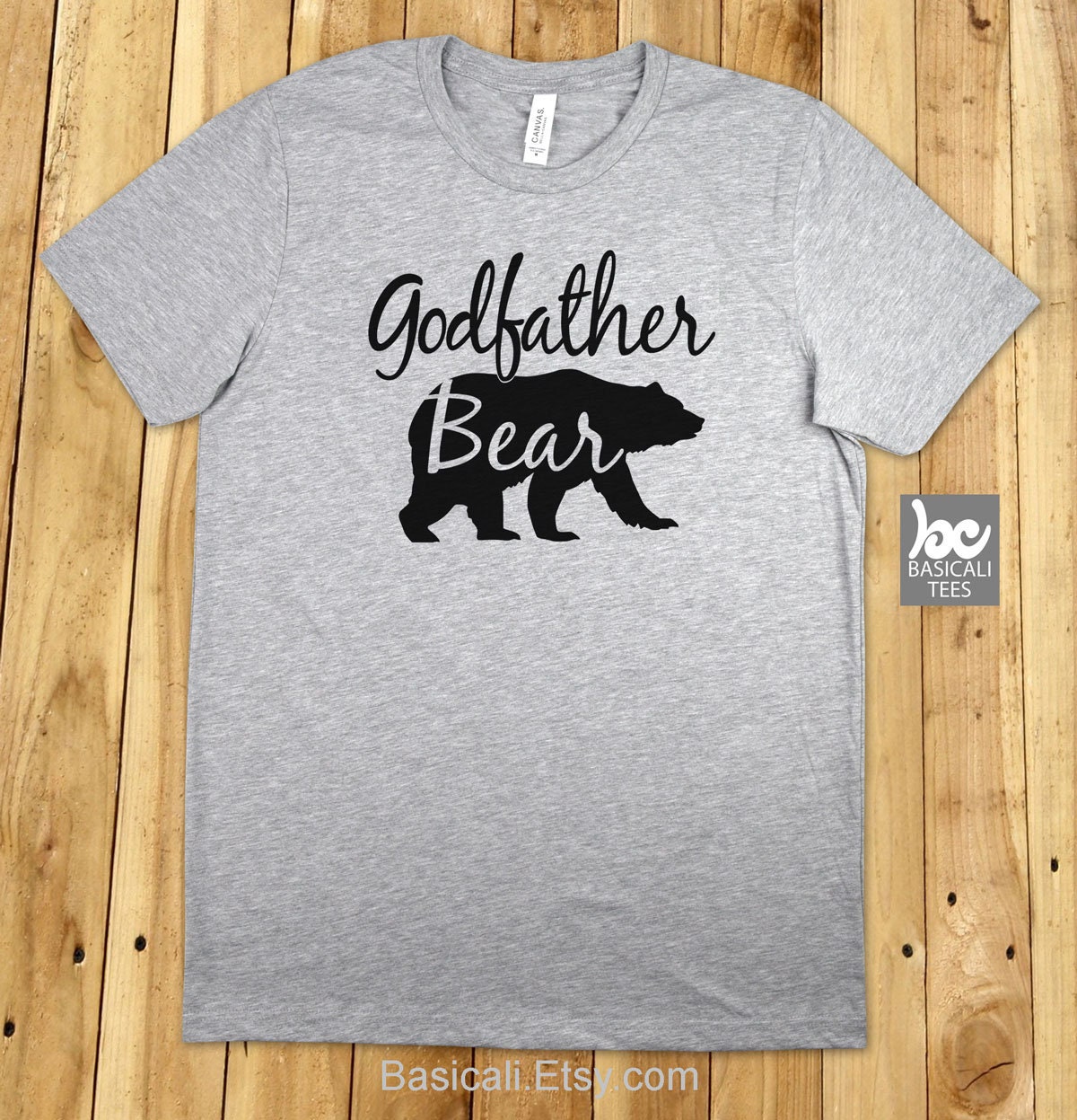 Pate Bär Shirt Taufgeschenk, Unisex T-Shirt von BasiCali