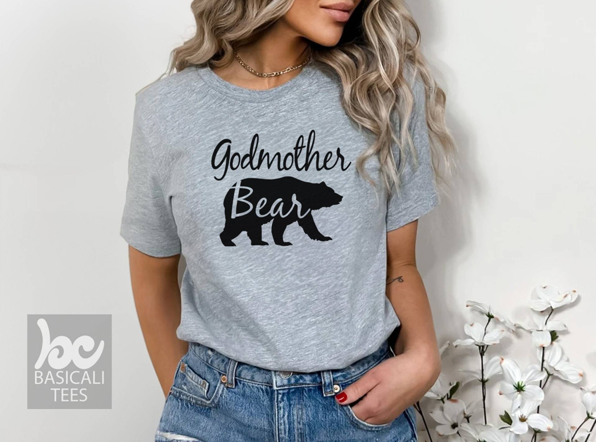 Patin Bär Shirt Taufgeschenk, Muttertags T-Shirt von BasiCali