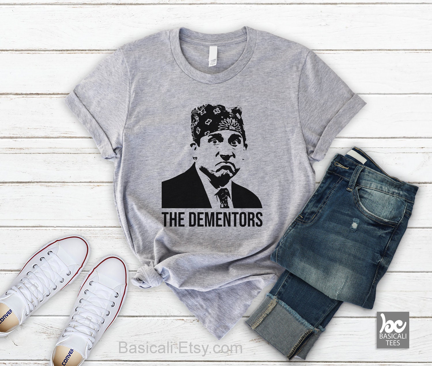 Prison Mike T-Shirt Michael Scott, The Office Tv Show von BasiCali