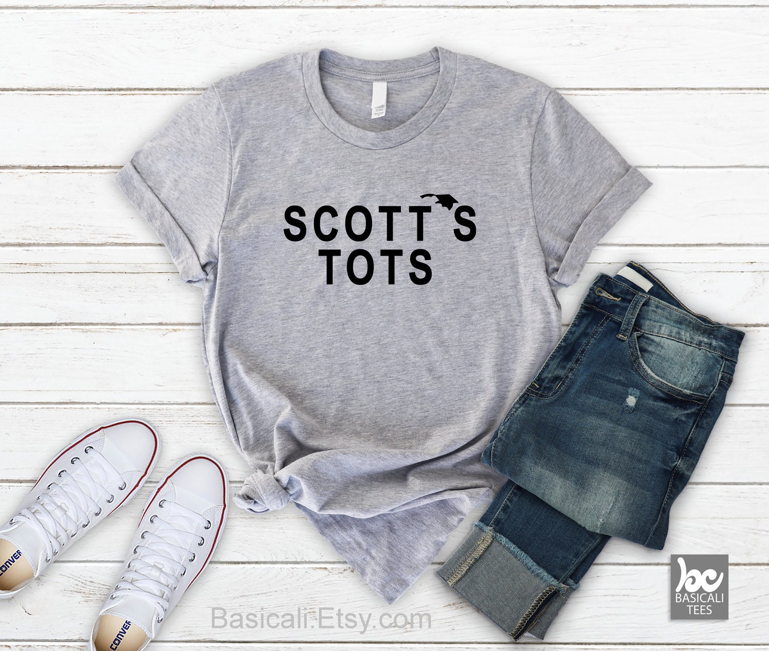 Scotts Tots Shirt Das Büro-Tv-Show-Fan-T-Shirt von BasiCali