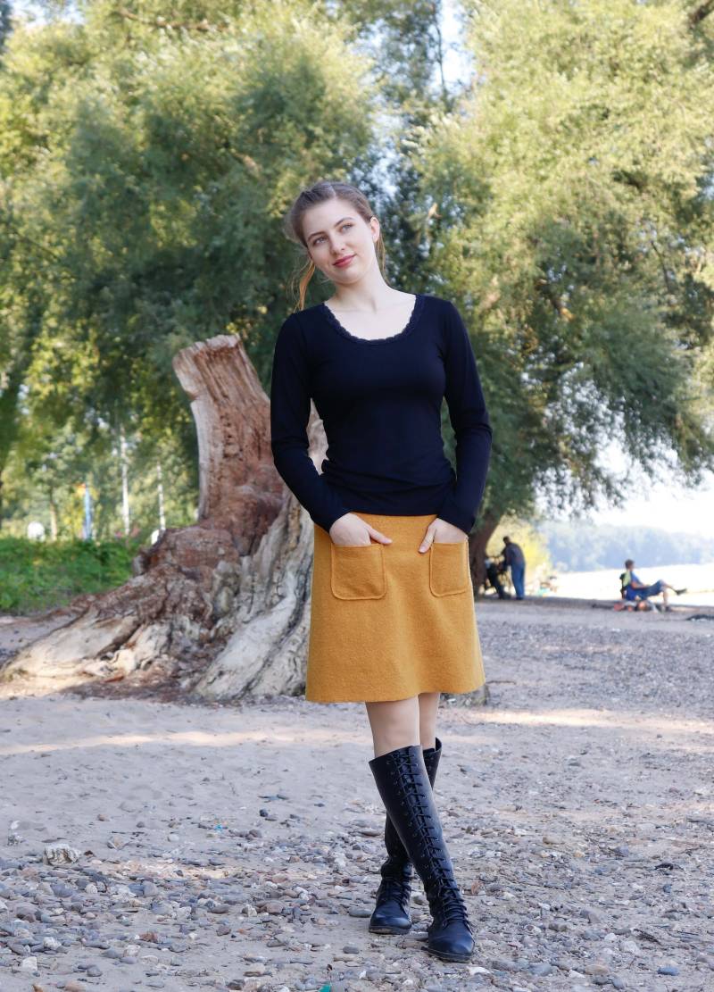 Wollrock Winterrock Gefüttert Mais von BasiaKollek