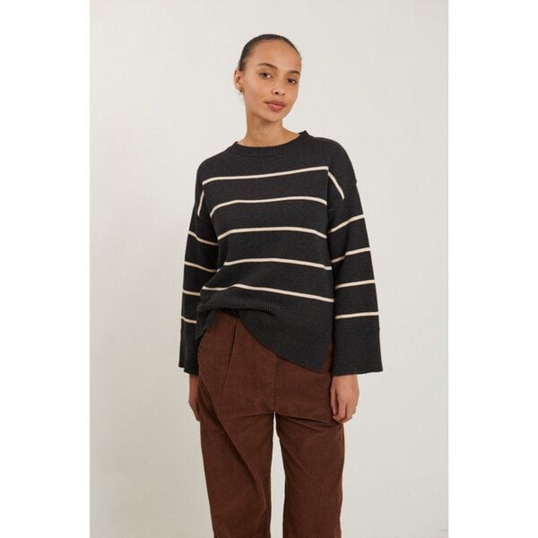 Basic Apparel Gestreifter Pullover WINIE aus Bio-Baumwolle von Basic Apparel