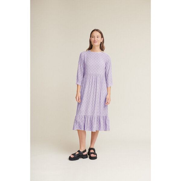 Basic Apparel Kleid NELLA mit feinem Muster von Basic Apparel