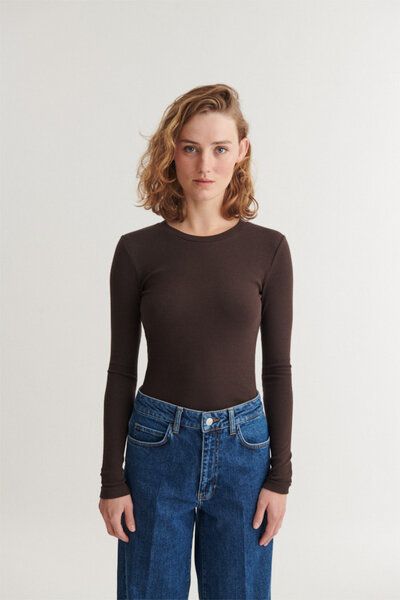 Basic Apparel LUDMILLA Langarmshirt aus Bio-Baumwolle von Basic Apparel