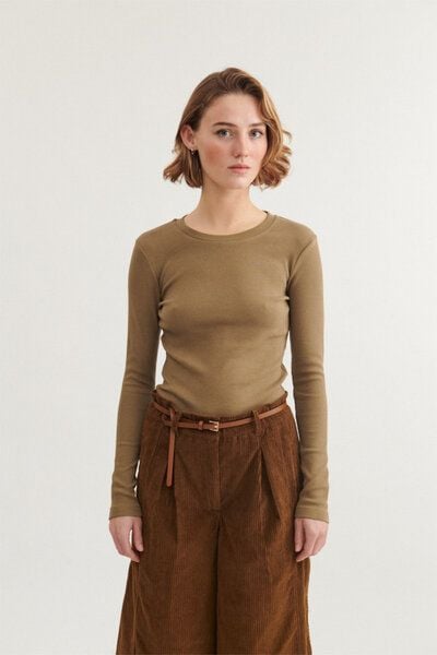 Basic Apparel LUDMILLA Langarmshirt aus Bio-Baumwolle von Basic Apparel