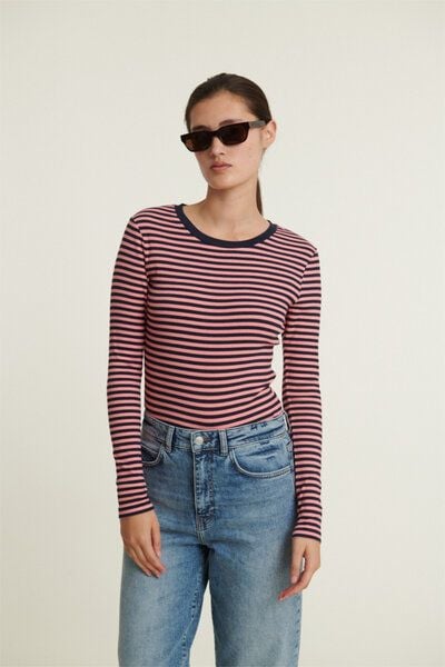 Basic Apparel LUDMILLA Langarmshirt aus Bio-Baumwolle von Basic Apparel