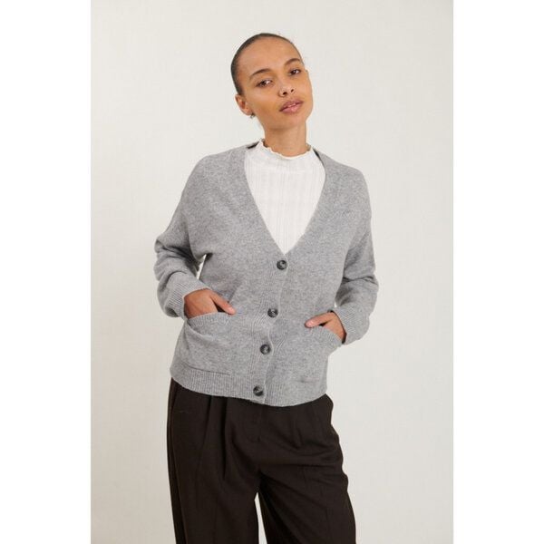 Basic Apparel Pocket-Cardigan LISE aus recycelter Wolle von Basic Apparel