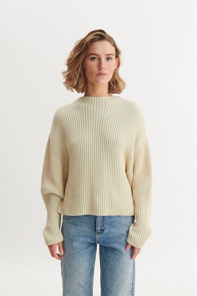 Basic Apparel Pullover WINIE zweifarbig 2-Colored aus Bio-Baumwolle von Basic Apparel