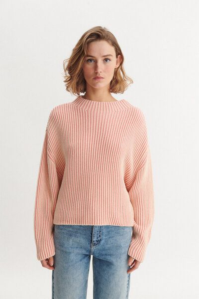 Basic Apparel Pullover WINIE zweifarbig 2-Colored aus Bio-Baumwolle von Basic Apparel