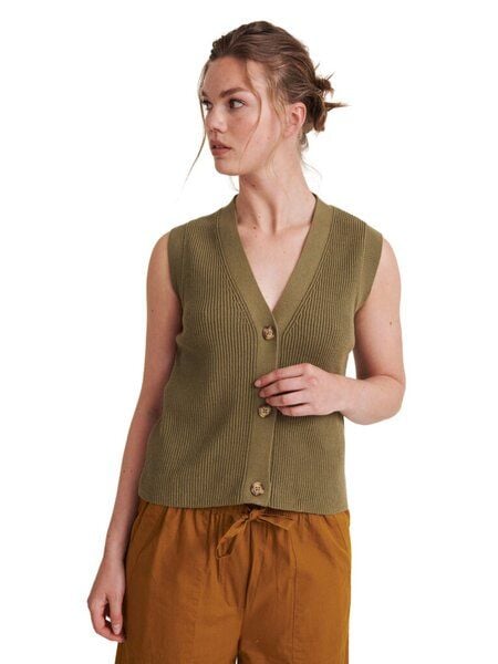 Basic Apparel Pullunder geknöpft - Winie Vest - aus Baumwolle von Basic Apparel