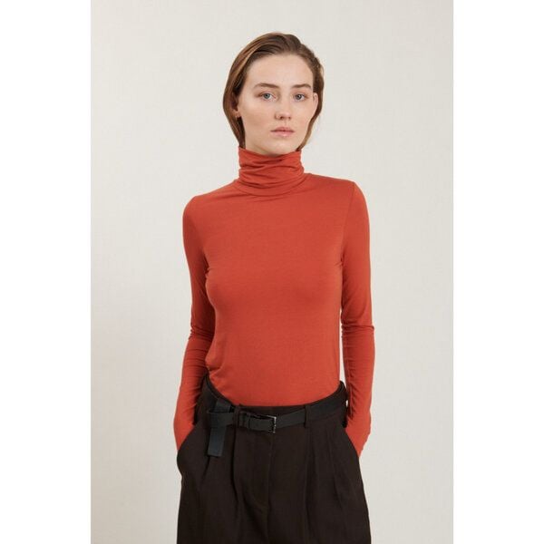 Basic Apparel Rollkragenshirt - Joline T-Neck - aus Tencel von Basic Apparel
