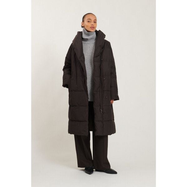 Basic Apparel Wintermantel Tenna Shawl Collar Parka aus recyceltem Polyester von Basic Apparel