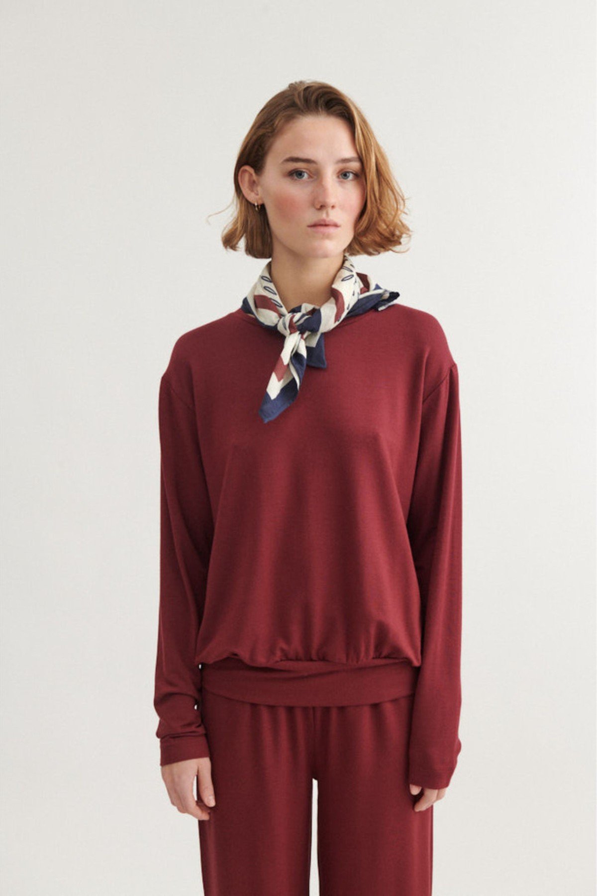 Longsleeve Sadie Rot Longsleeve Sadie Rot von Basic Apparel