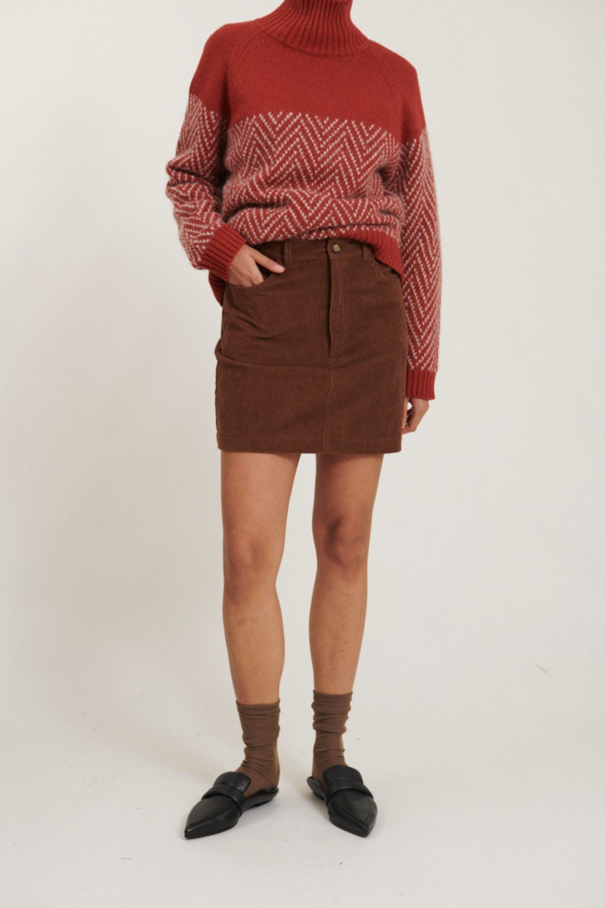 Rock Cherry Braun von Basic Apparel