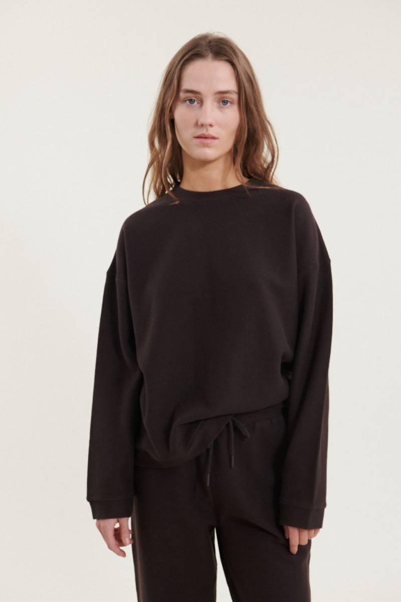 Sweatshirt Kat Braun von Basic Apparel