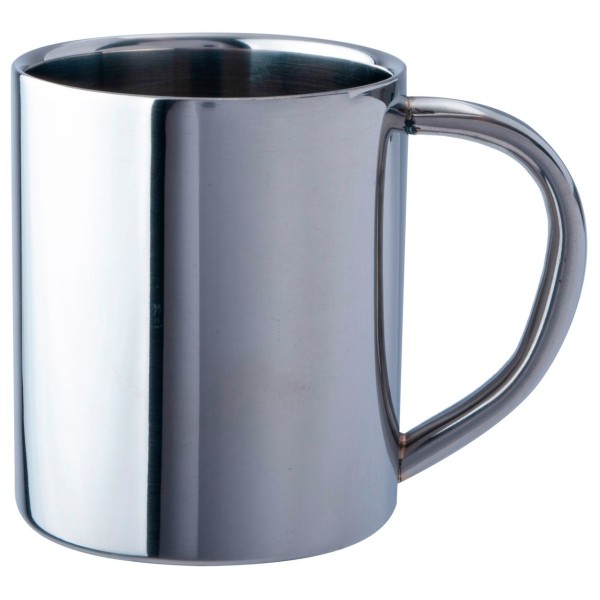 Basic Nature - Edelstahl Thermobecher DeLuxe Gr 0,4 l grau von Basic Nature