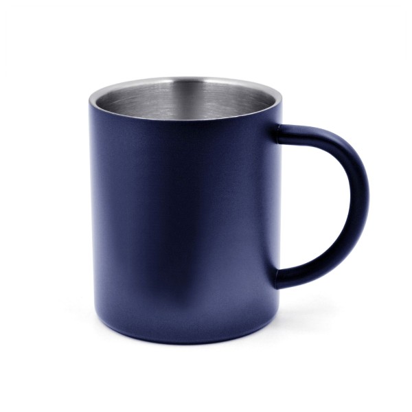 Basic Nature - Edelstahl Thermobecher Deluxe - Isolierbecher Gr 300 ml blau von Basic Nature