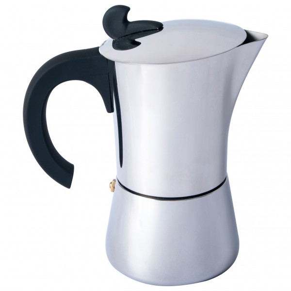 Basic Nature - Espresso Maker Edelstahl Gr 4 Tassen stainless steel von Basic Nature