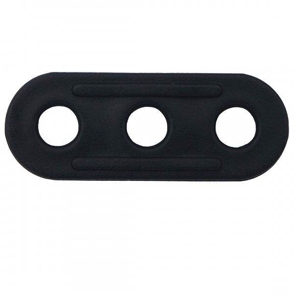 Basic Nature - Zeltleinenspanner Gr 38 x 13 x 2,5 mm schwarz von Basic Nature