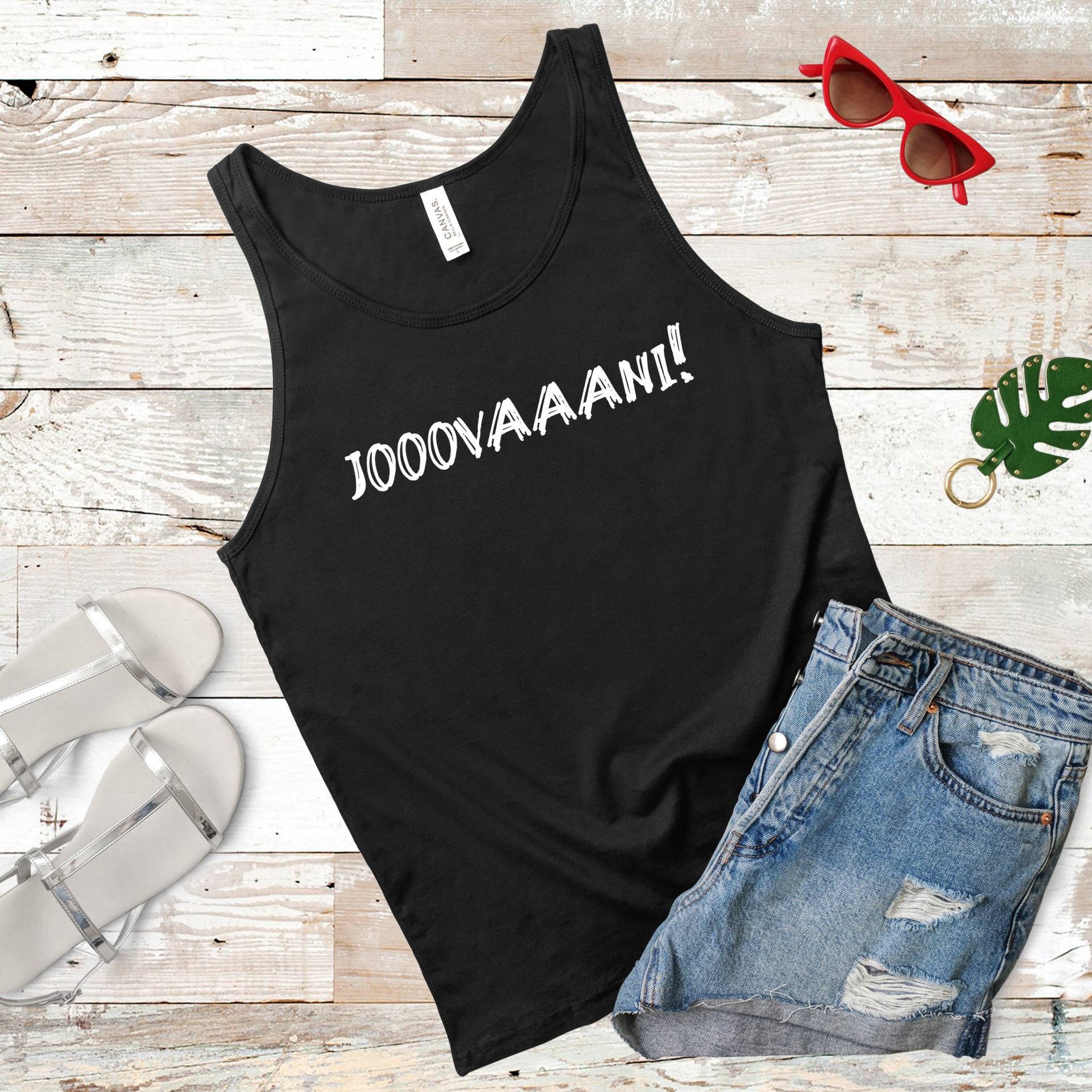 Jovanni | Rhony Zitat Unisex Tank Top Mehrere Farboptionen Auf Bestellung von BasicBitchDesigns