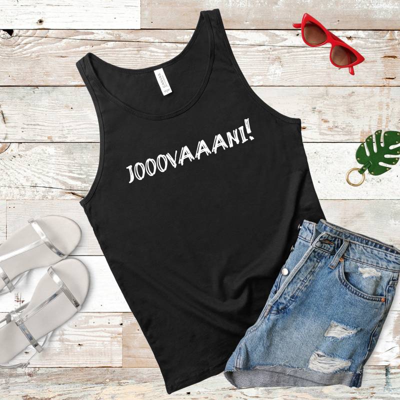 Jovanni | Rhony Zitat Unisex Tank Top Mehrere Farboptionen Auf Bestellung von BasicBitchDesigns