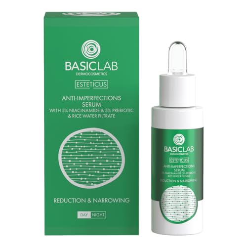 Leichte Schutzemulsion Gesichtsserum gegen Unreinheiten | 30 ml | Für Frauen und Männer, gegen Mitesser, Akne, Pickel, Tag & Nacht Leichte Schutzemulsion Gesichtsserum gegen Unreinheiten | 30 ml | Für Frauen und Männer, gegen Mitesser, Akne, Pickel, Tag & Nacht von BasicLab