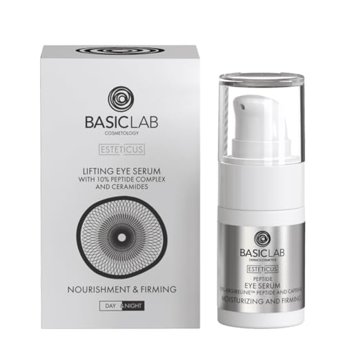 BasicLab Dermocosmetics Lifting-Augenserum | 15 ml | Tag & Nacht, für Frauen, Unter den Augen und Augenlidern, Pflegt und strafft von BasicLab Dermocosmetics