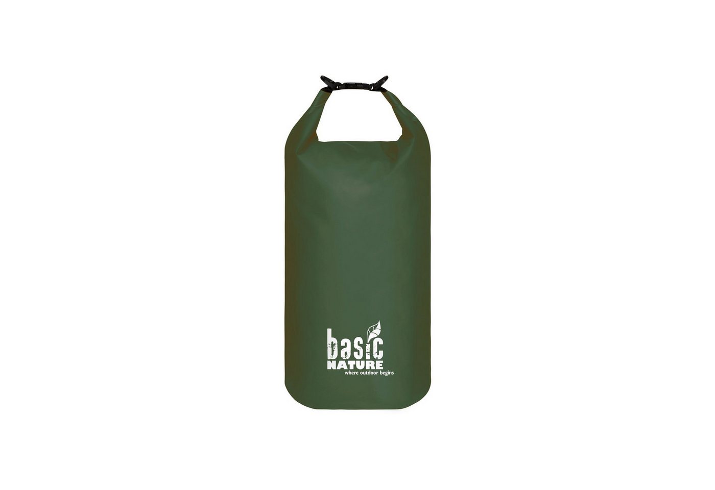 BasicNature Packsack, BasicNature Packsack '500D' - 20 L dunkelgrün, mit Tragegurt von BasicNature