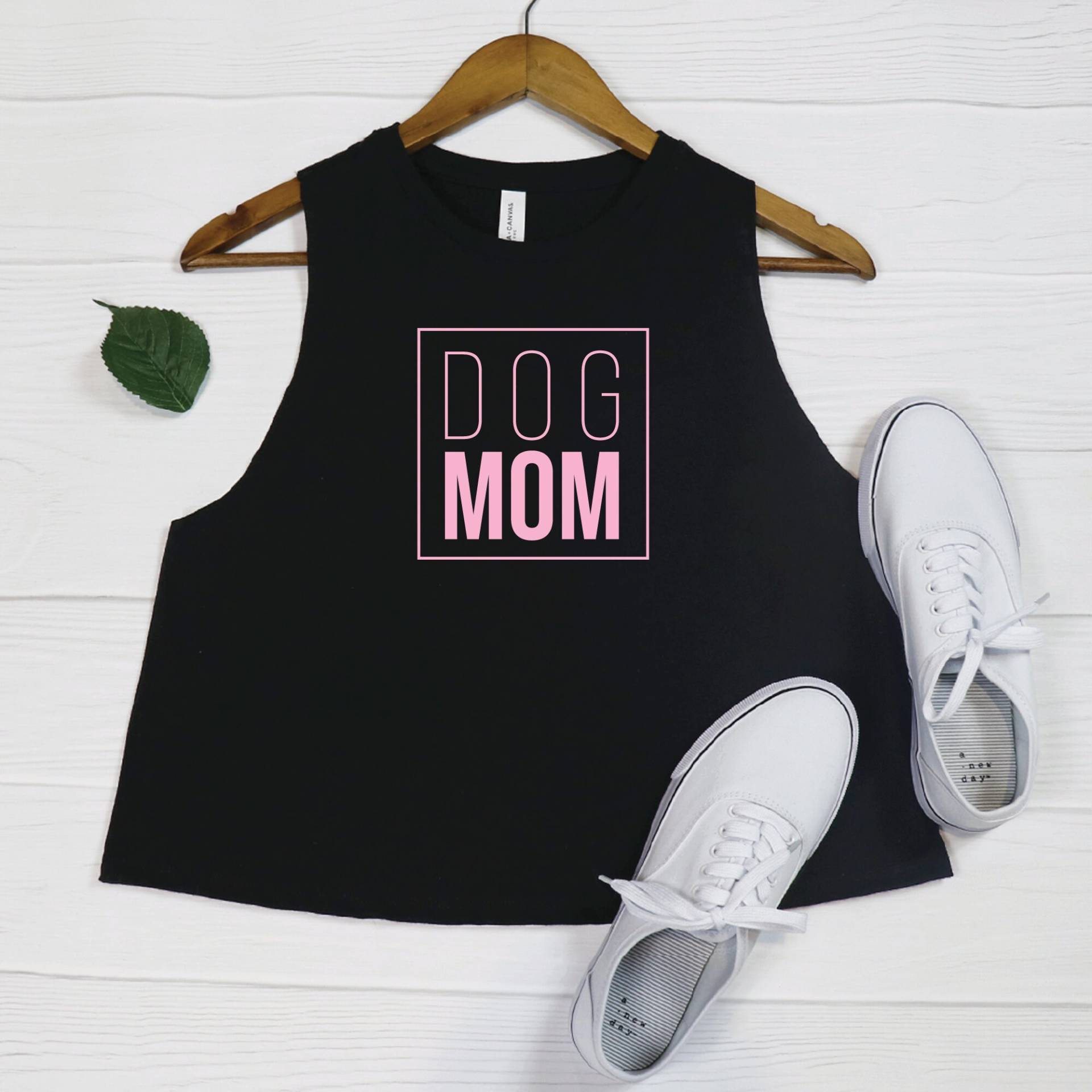 Hundemama Cropped Tank/Hundemama Tank Top/Hundemama Gym Tank/Hundeliebhaber Shirt/Hundemama Geschenk/Geschenk Für Hundeliebhaber von BasicNecessiTees