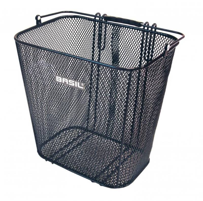 Basil Fahrradkorb Basil Hinterradkorb Cardiff, engmaschig, 35x29x35 cm, schwarz, f von Basil