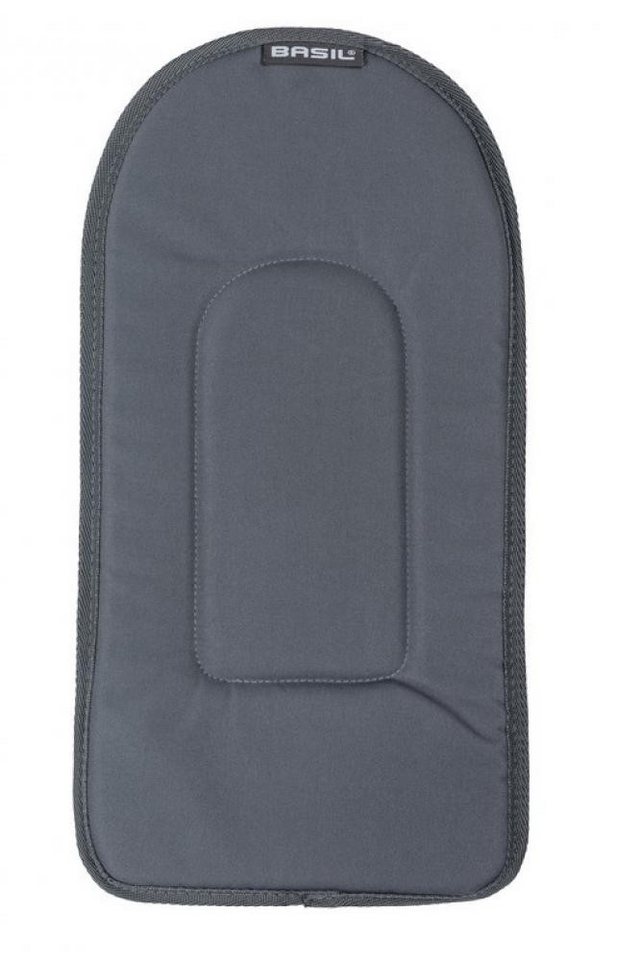 Basil Fahrradkorb Basil Kissen für Fahrrad Tierkorb Pluto grau medium Größe 43x21x1 cm von Basil