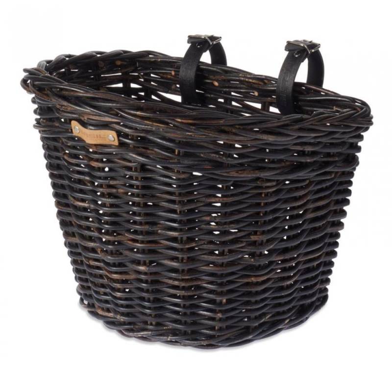 Basil Fahrradkorb Basil Vorderrradkorb Darcy L Rattan schwarz 35x3628 cm von Basil
