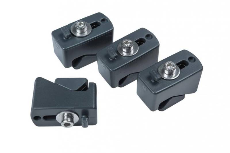 Basil Fahrradkorb Basil WSL Basket Fixing Set grau - Universelles Befestigungsset für Ba von Basil