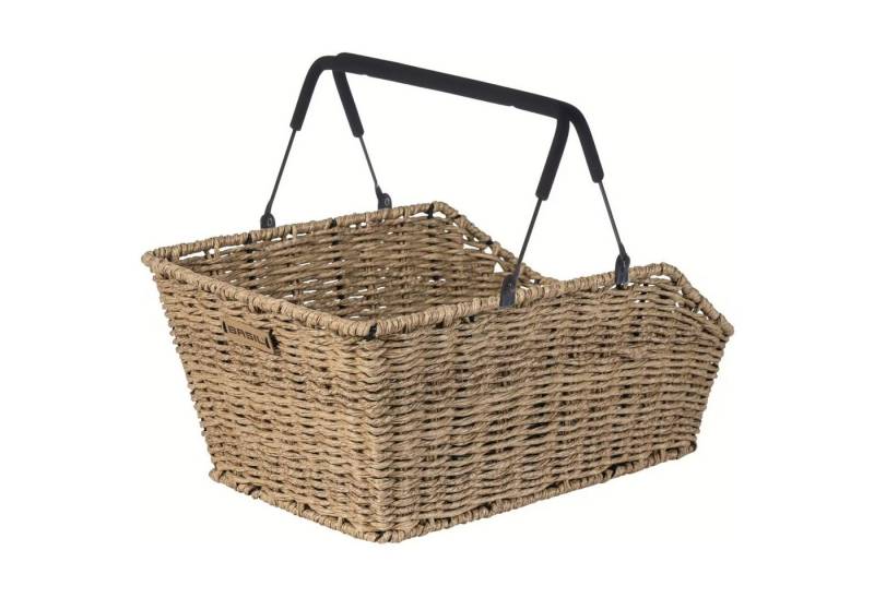 Basil Fahrradkorb Cento Rattan Look Multi 11337 Gepäckträgerkorb von Basil