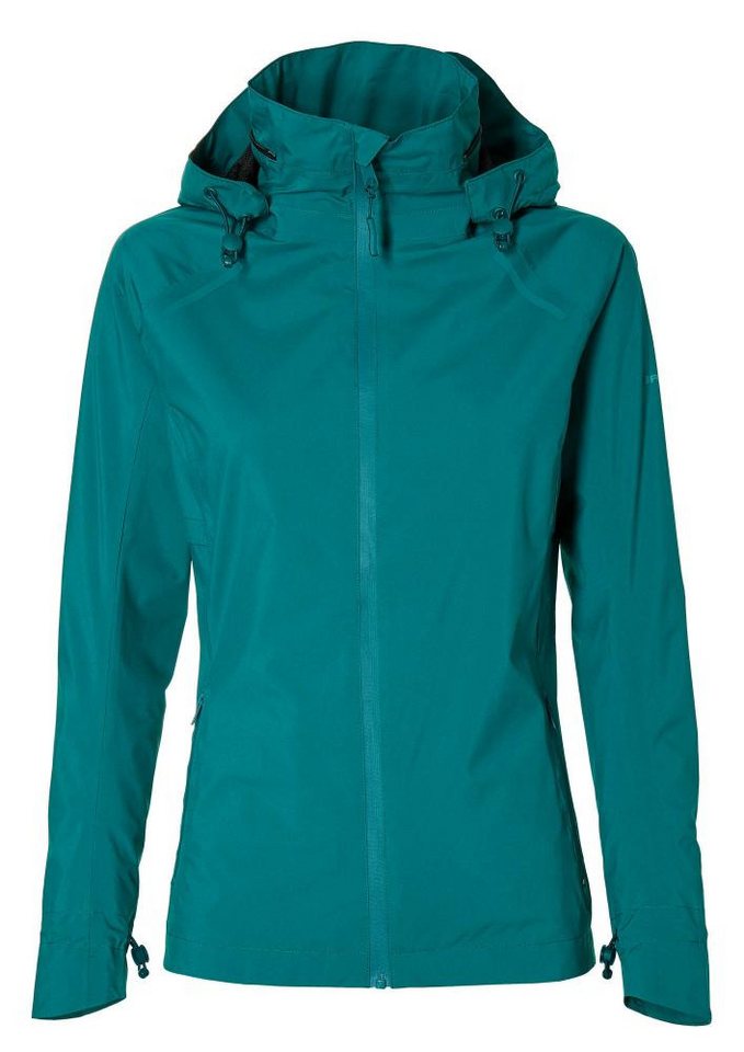 Basil Regenponcho Basil Skane Damen Regenjacke teal green M - wasserdicht & atmungsaktiv von Basil
