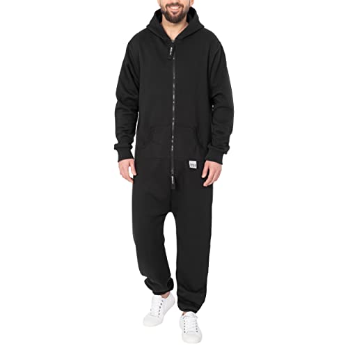 Basisstoff Sheeesh Herren Jumpsuit Schwarz Gr. S von Basisstoff