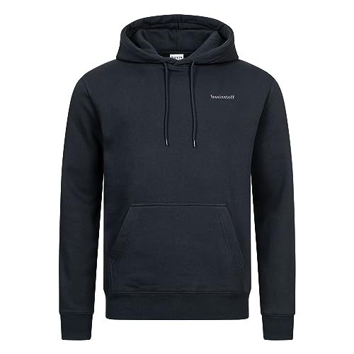 Basisstoff Kapuzenfreund Herren Pullover Dunkelblau Gr. XXL von Basisstoff
