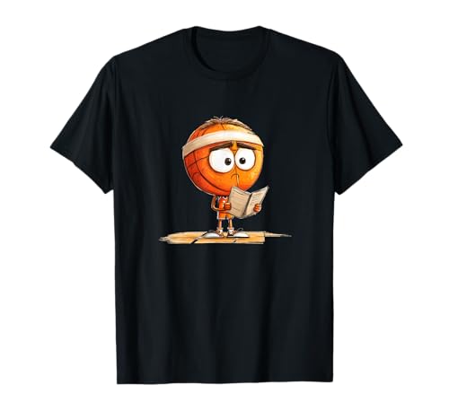 Coole Basketballschule mit Buch für Jungen und Mädchen T-Shirt Coole Basketballschule mit Buch für Jungen und Mädchen T-Shirt von Basketball Book Outfit