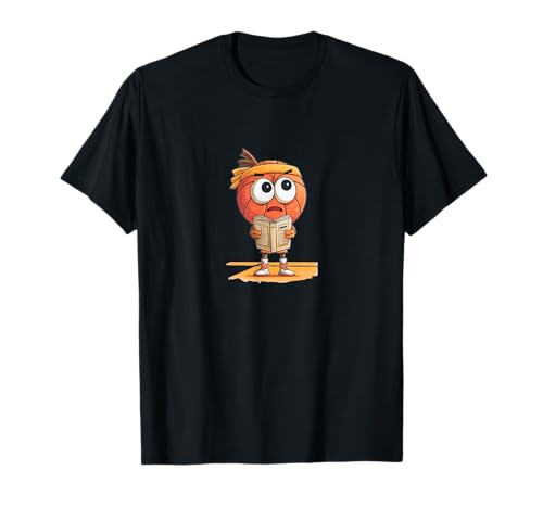 Cooles Sportbuch mit Basketball Boy für Sportliebhaber T-Shirt Cooles Sportbuch mit Basketball Boy für Sportliebhaber T-Shirt von Basketball Book Outfit