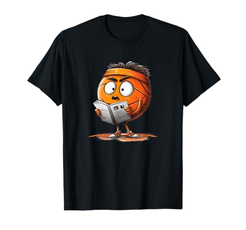 Schönes Basketball-Buchgesicht für Erwachsene und Kinder T-Shirt Schönes Basketball-Buchgesicht für Erwachsene und Kinder T-Shirt von Basketball Book Outfit