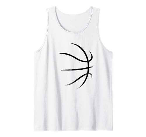 Herren Basketball Linie Motiv - Deutschland Basketball Tank Top von Basketball Deutschland Sport Geschenk für Trainer