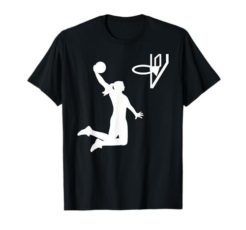 Basketball Mädchen T-Shirt von Basketball Geschenke