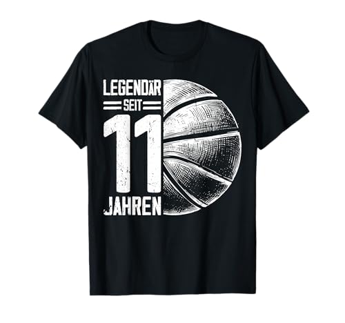 11. Geburtstag Retro Basketball Spieler 11 Jahre Junge Kind T-Shirt 11. Geburtstag Retro Basketball Spieler 11 Jahre Junge Kind T-Shirt von Basketball Junge Männer Geburtstag Geschenke