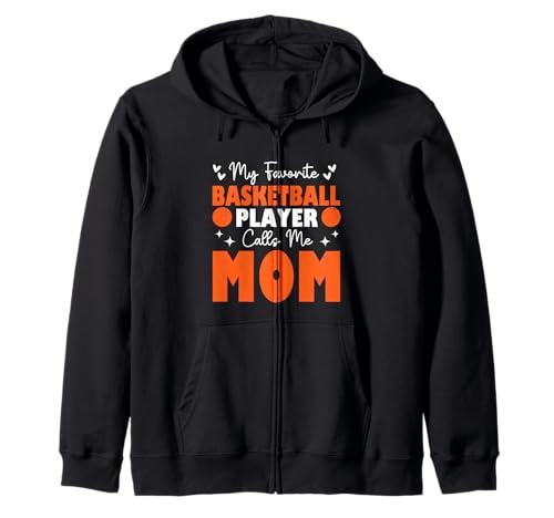 Mein Lieblingsbasketballspieler nennt mich Mama Muttertag Kapuzenjacke von Basketball Lover Sport Basketball Player Family