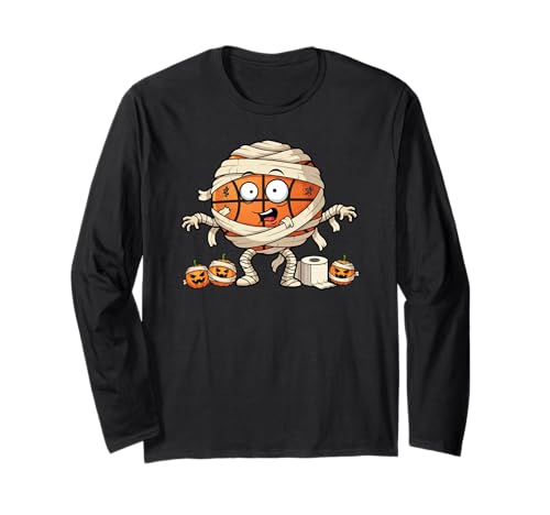 Lustiger Basketball Mama Kürbis Halloween Kinder Herren Damen Langarmshirt Lustiger Basketball Mama Kürbis Halloween Kinder Herren Damen Langarmshirt von Basketball Lovers Cute Halloween Outfits Boy Girl