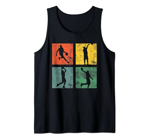 Herren BASKETBALL SPIELER Lustiges Vintage Design für Basketballer Tank Top von Basketball Spieler Vintage Design