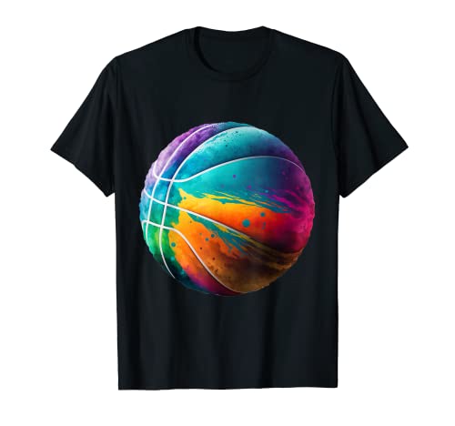 Basketball-Kleidung Batikfärbung für ein Teenager-Mädchen, Jungen-Spieler T-Shirt Basketball-Kleidung Batikfärbung für ein Teenager-Mädchen, Jungen-Spieler T-Shirt von Basketball Stuff For Teens CO.