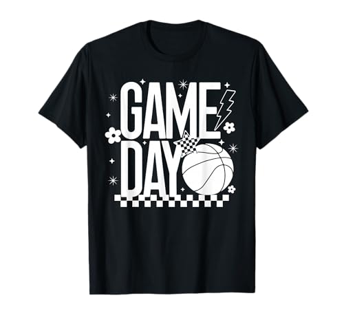 Basketballspiel für Mama, Tipoff Season, kariert, Retro-Design T-Shirt Basketballspiel für Mama, Tipoff Season, kariert, Retro-Design T-Shirt von Basketball T-Shirt Co.