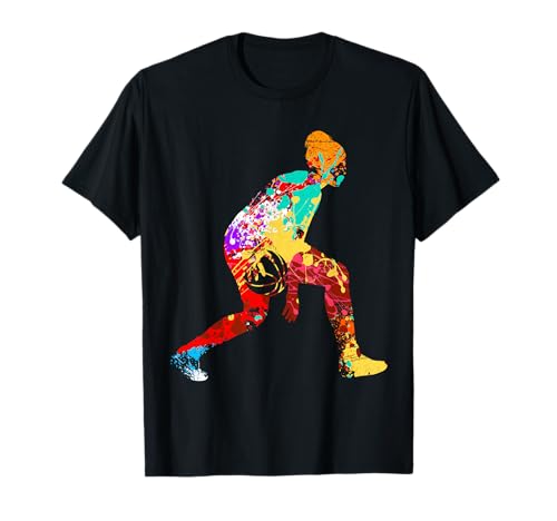 Basketballerin Damen Basketball T-Shirt von Basketball TShirt Geschenke Basketballer Geschenk